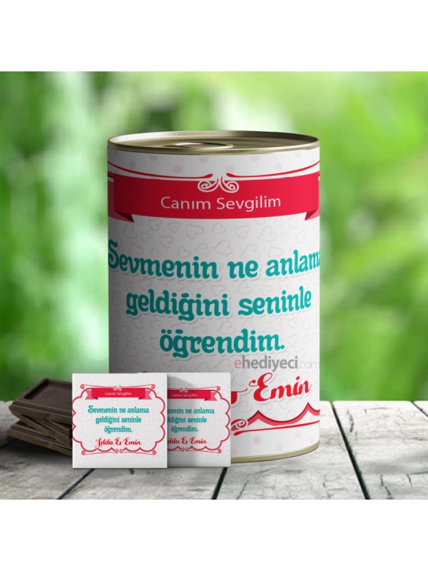 Kişiye Özel Hediye Canım Sevgilim Çikolata Konservesi&hellip;
