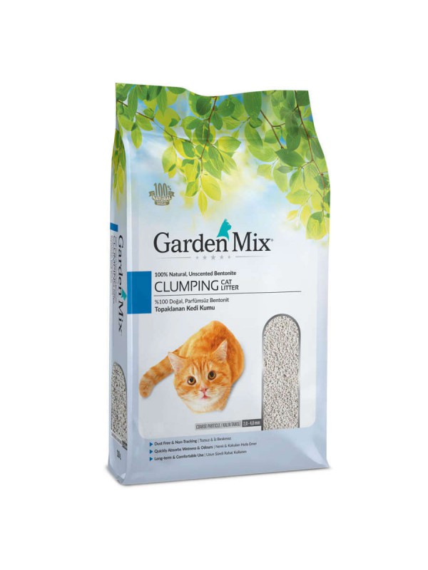 Garden Mix  İnce Taneli Topaklaşan Kokusuz Kedi Kumu 5lt&hellip;