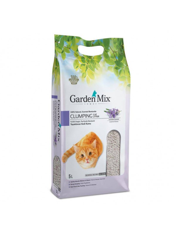 Gardenmix Lavanta Kokulu İnce Taneli Kedi Kumu 5 Lt&hellip;