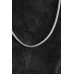 Çelik Gümüş Erkek Kolye Zincir 316L Oval İtalyan Renk