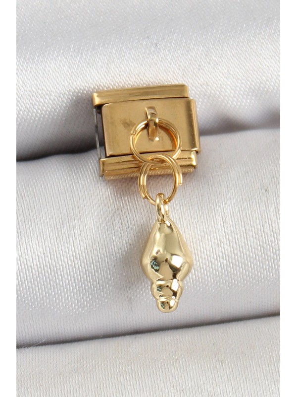 Çelik 316L Sallantılı Deniz Kabuğu Gold Renk&hellip;