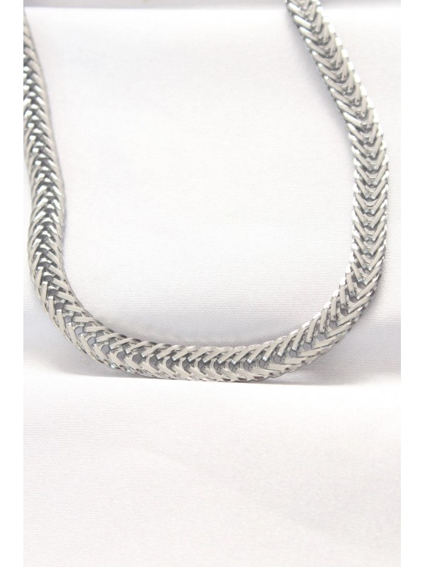 Çelik Kolye Zincir 316L Silver Renk Balık Sırtı&hellip;