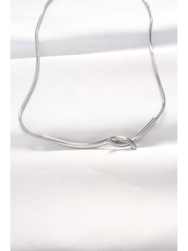 Çelik Kolye 316L Silver Renk&hellip;
