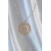 Çelik Kolye Zincir 316L Gold Renk Lotus Çelik Kolye Zincir 316L Gold Renk Lotus