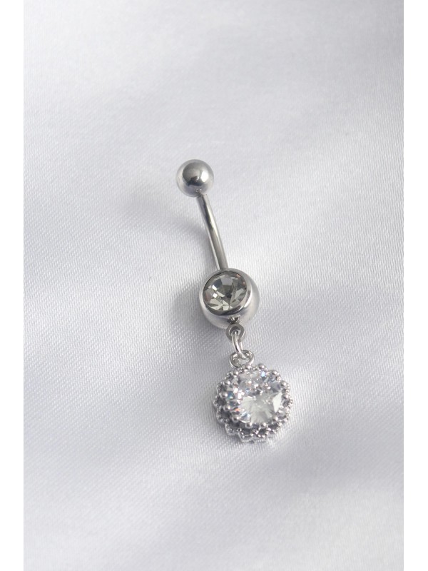 Çelik Kadın Taşlı 316L Cerrahi Zirkon Sallantı Piercing… Çelik Kadın Taşlı 316L Cerrahi Zirkon Sallantı Piercing…