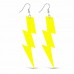 Küpe Retro 80 Ler 90 39 Lar Neon Sarı Şimşek 10 Küpe Retro 80 Ler 90 39 Lar Neon Sarı Şimşek 10