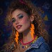 Küpe Retro 80 Ler 90 39 Lar Neon Turuncu Şimşek 10 Küpe Retro 80 Ler 90 39 Lar Neon Turuncu Şimşek 10