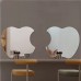 Apple Tasarım Kırılmayan Pleksi Duvar Aynası - 30x30