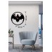 Batman Yarasa Logolu Ahşap Duvar Saati - 40x40