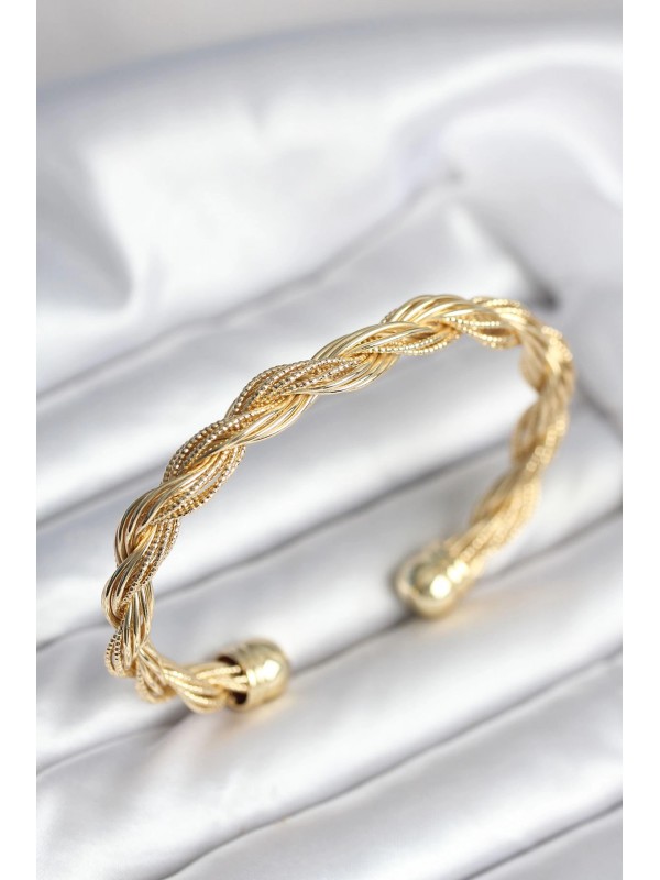 Kadın Bileklik Burgu Zincir Vintage Gold Renk&hellip;