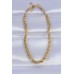 Çelik Kolye 316L Gold Renk Arpa