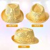 Altın Disko Star Gold Payetli Fötr Şapka Yetişkin Boy Altın Disko Star Gold Payetli Fötr Şapka Yetişkin Boy