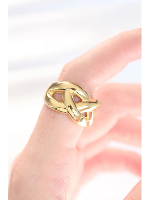 Yüzük Düğüm Gold Renk Ayarlanabilir&hellip;