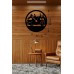 Fitness Motivasyon Tasarım Ahşap Duvar Saati - 40x40 Fitness Motivasyon Tasarım Ahşap Duvar Saati - 40x40