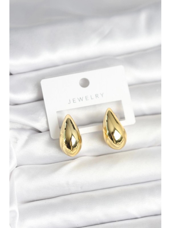 Küpe Gold Renk Damla 24 Mm… Küpe Gold Renk Damla 24 Mm…