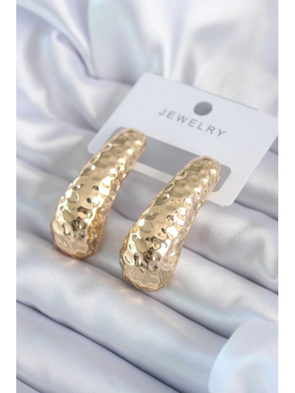 Kadın Küpe Gold Renk İşleme Detay Pirinç… Kadın Küpe Gold Renk İşleme Detay Pirinç…
