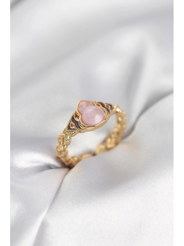 Kadın Yüzük Gold Renk Pembe Damla… Kadın Yüzük Gold Renk Pembe Damla…