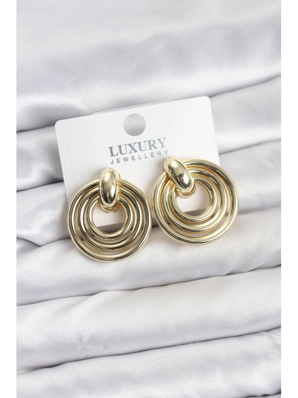 Kadın Küpe Vintage Gold Renk Pirinç… Kadın Küpe Vintage Gold Renk Pirinç…