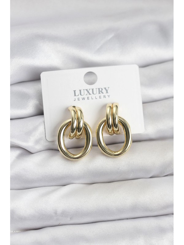 Kadın Küpe Vintage Gold Renk Pirinç… Kadın Küpe Vintage Gold Renk Pirinç…
