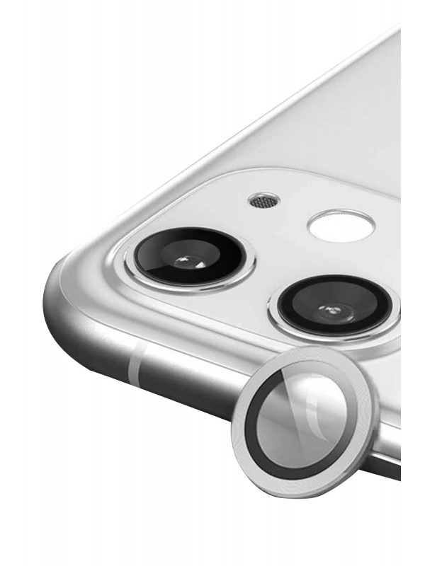 Gümüş İPhone 11 Raze Metal Kamera Lens -&hellip;