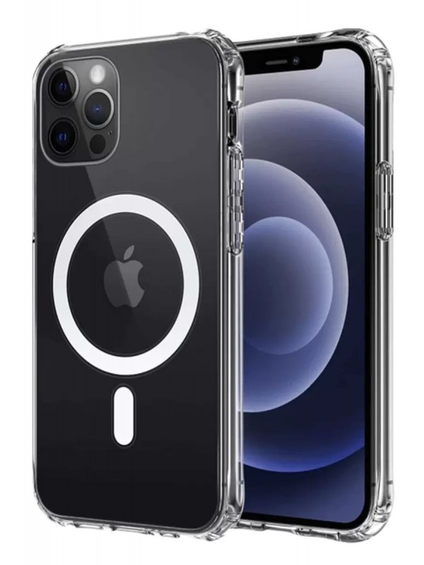 İPhone 12 Kılıf Magneticsafe Şeffaf Silikon -&hellip;