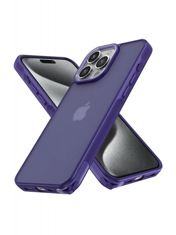 İPhone 13 Pro Max Kılıf Elegant Kapak - Derin Mor&hellip;
