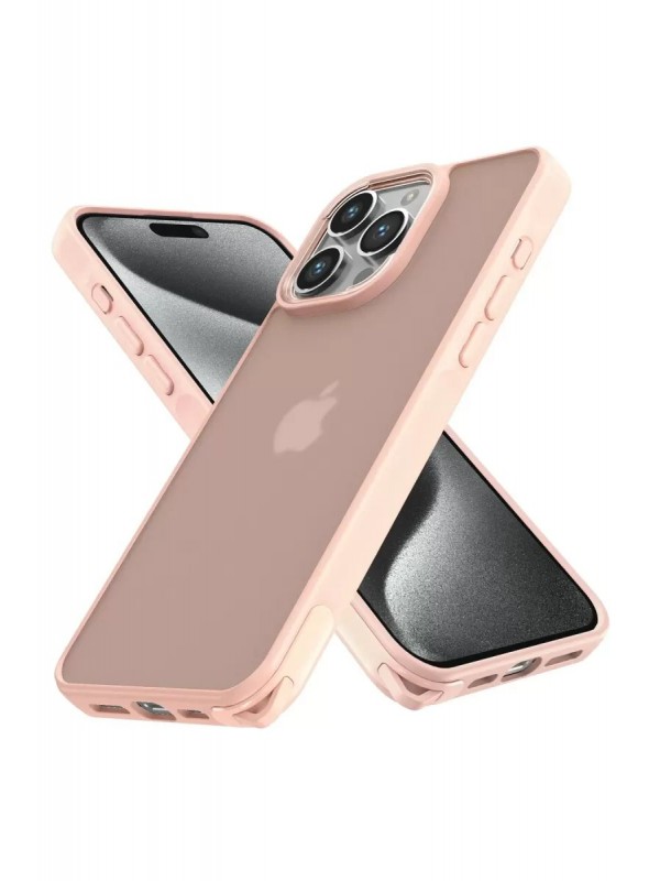 İPhone 13 Pro Max Kılıf Elegant Kapak - Pudra&hellip;