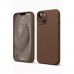 İPhone 14 Kılıf First Silikon - Kahverengi
