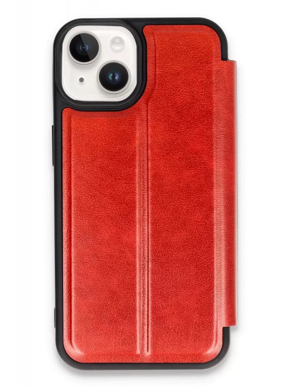 İPhone 14 Kılıf Flip Cover - Kırmızı&hellip;