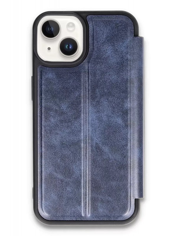 İPhone 14 Kılıf Flip Cover - Lacivert&hellip;