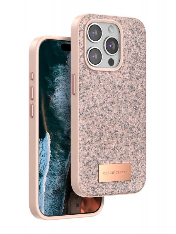 İPhone 14 Pro Max Bright Simli Kapak - Pembe&hellip;