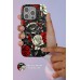 İPhone 15 Flower Series Magsafe Kapak - Beyaz