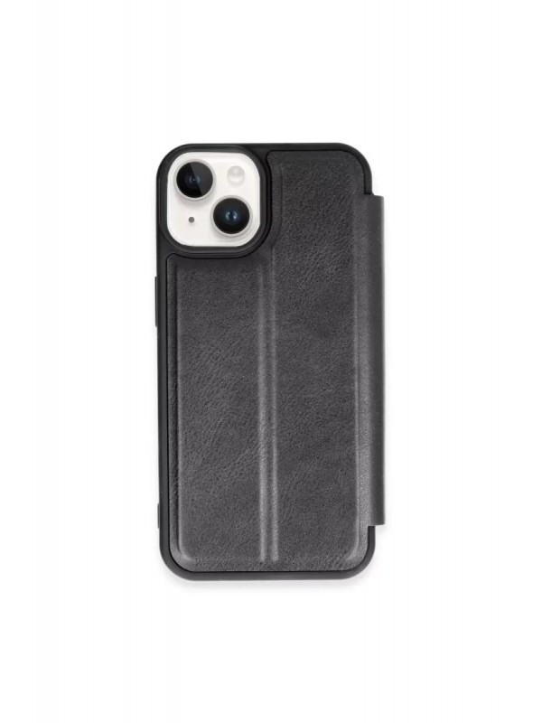 İPhone 15 Kılıf Flip Cover - Siyah&hellip;