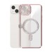 İPhone 15 Kılıf Joke Simli Magneticsafe - Pembe