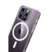 İPhone 15 Pro Max Combo Sert Şeffaf Magsafe Kapak -