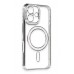 İPhone 16 Kılıf Joke Simli Magneticsafe - Gri