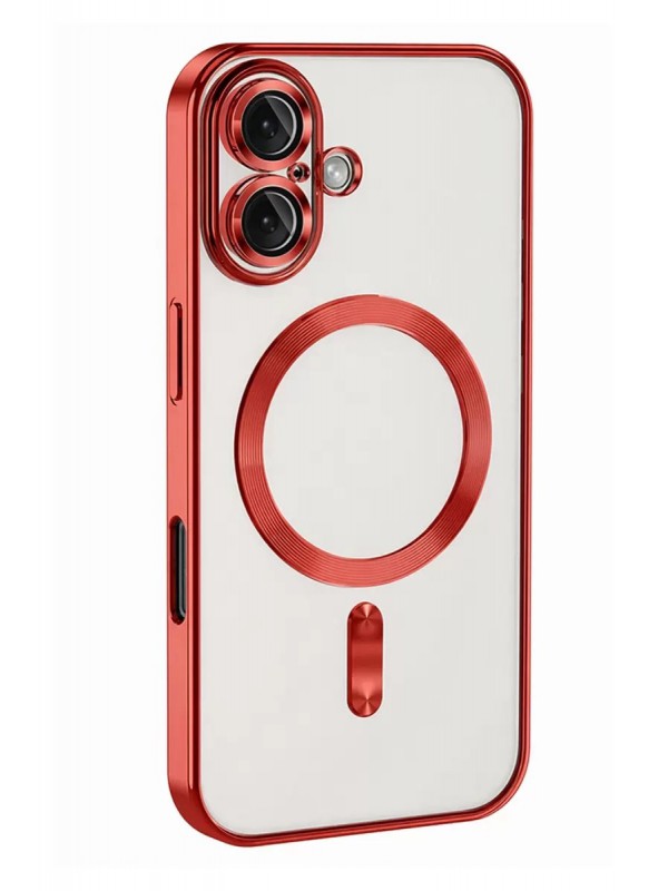 İPhone 16 Kılıf Kross Magneticsafe Kapak - Kırmızı&hellip;