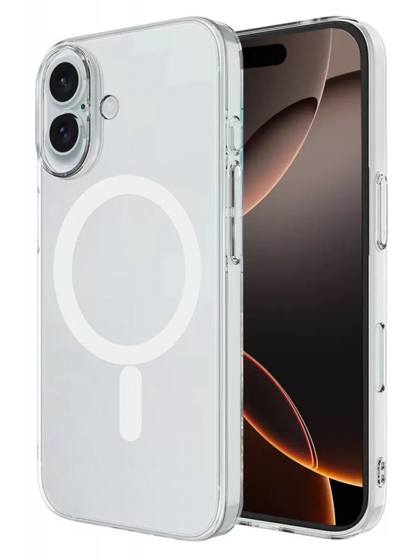 İPhone 16 Kılıf Magneticsafe Şeffaf Silikon -&hellip;