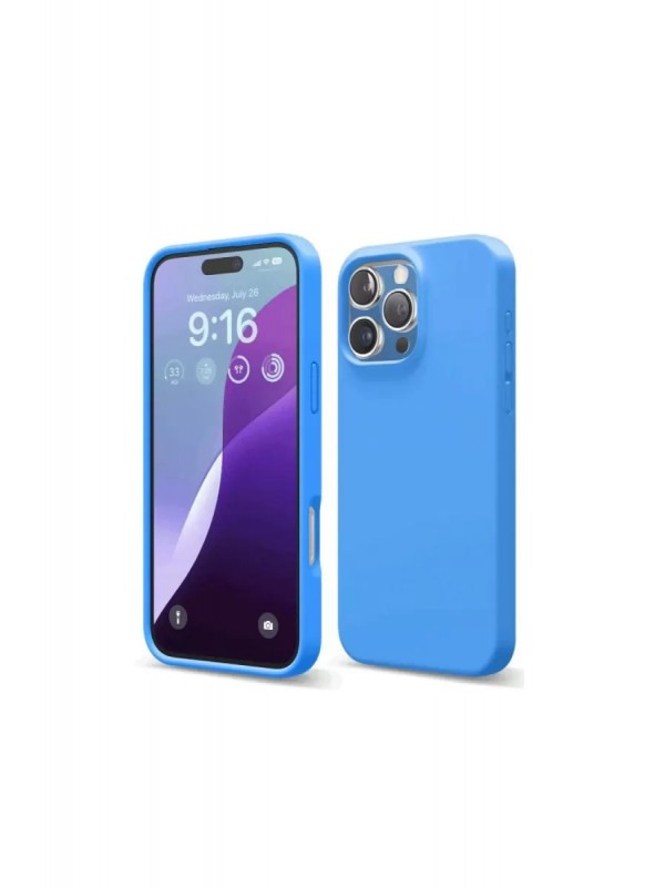 İPhone 16 Pro Kılıf First Silikon - Mavi&hellip;
