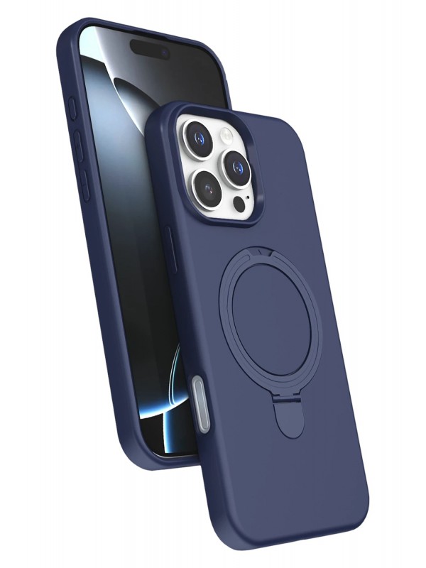 İPhone 16 Pro Regal Magsafe Standlı Kapak - Lacivert&hellip;