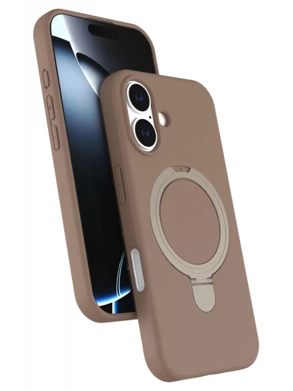 İPhone 16 Regal Magsafe Standlı Kapak - Çöl Titanyum&hellip;