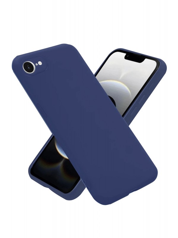 İPhone 16E Kılıf Nano İçi Kadife Silikon - Lacivert&hellip;
