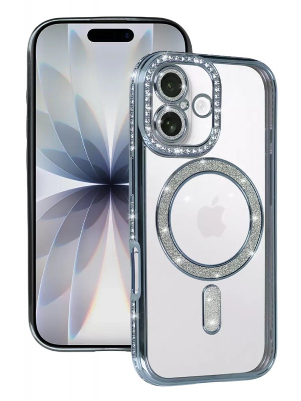 İPhone 17 Joke Simli Magneticsafe Kılıf - Mavi&hellip;