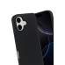 İPhone 17 Nano İçi Kadife Silikon - Siyah