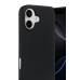 İPhone 17 Nano İçi Kadife Silikon - Siyah