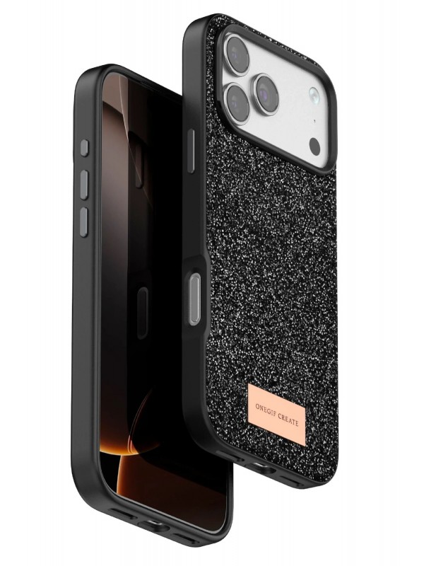 İPhone 17 Pro Bright Simli Kapak - Siyah&hellip;