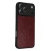 İPhone 17 Pro Max Aras Deri Kapak - Bordo