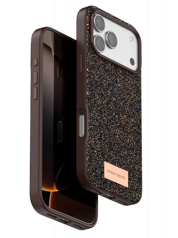 İPhone 17 Pro Max Bright Simli Kapak - Gold&hellip;