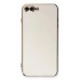 İPhone 7 Plus Kılıf Volet Silikon - Beyaz İPhone 7 Plus Kılıf Volet Silikon - Beyaz