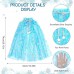 Karlar Ülkesi Elsa Frozen Mavi Pelerin 80 Kar Desenli Karlar Ülkesi Elsa Frozen Mavi Pelerin 80 Kar Desenli
